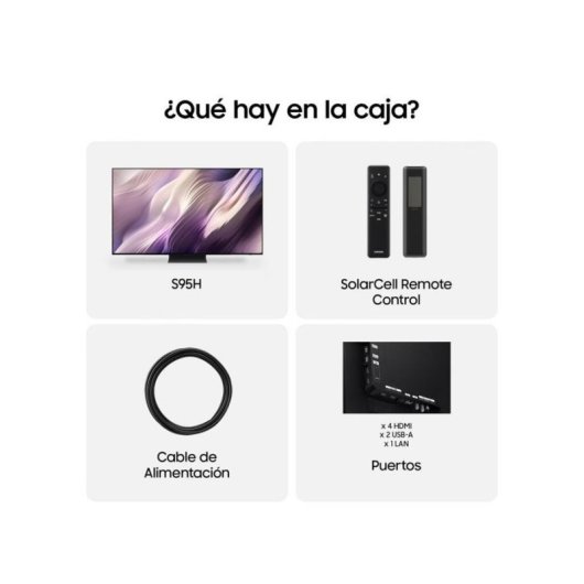 TV Samsung OLED TQ48S95HAEXXC 48" 4K UltraHD 165Hz Smart TV Tizen HDR10+ Dolby Atmos