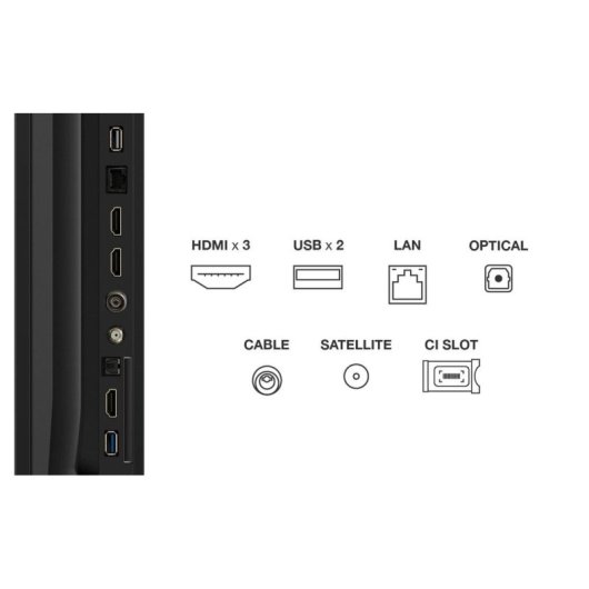 TV TCL LED T69C 85T69C 85" 4K UltraHD 60Hz Smart TV Google TV HDR10 Dolby Vision