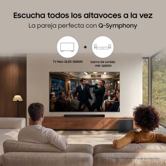 TV Samsung Neo QLED QN80H 85" 4K UltraHD 144Hz Smart TV Tizen HDR10+ Dolby Atmos