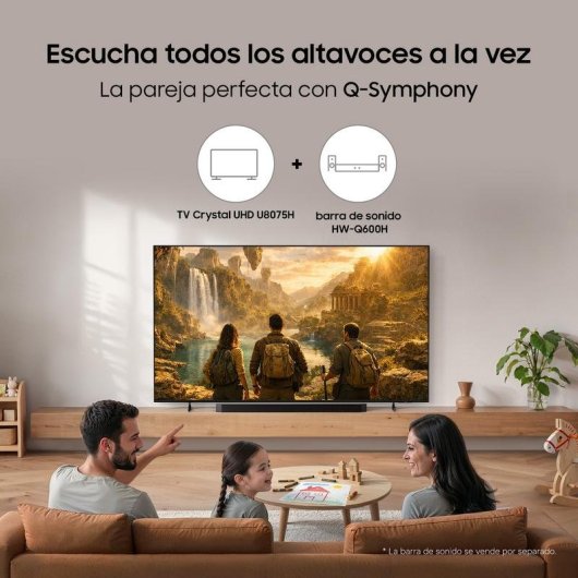 TV Samsung LED TU85U8075HU 85" 4K UltraHD 120Hz Smart TV Tizen HDR10+ Gaming Hub
