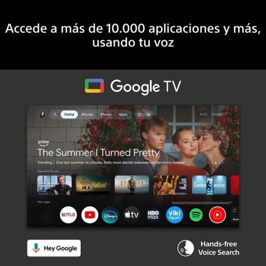 TV Sony LED K-43S25M2 43" 4K UltraHD 60Hz Smart TV Google TV HDR10 Dolby Atmos