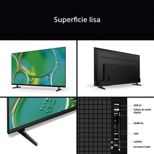 TV Sony LED K-43S25M2 43" 4K UltraHD 60Hz Smart TV Google TV HDR10 Dolby Atmos