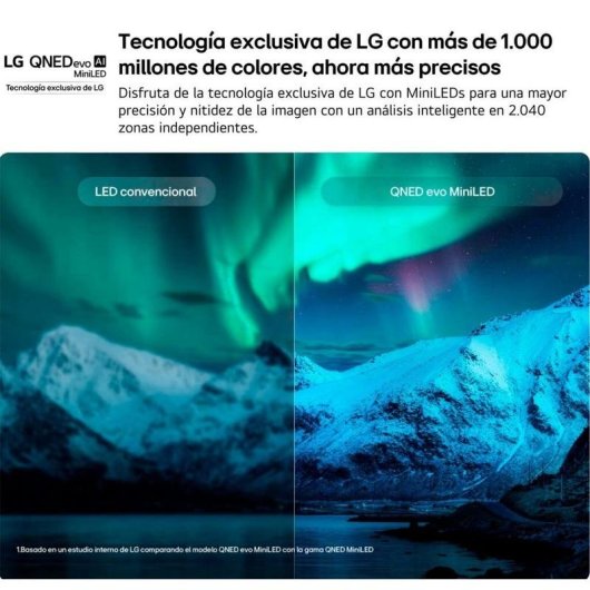 TV LG QNED 100QNED87B6 100" 4K UltraHD 144Hz Smart TV WebOS HDR10 Dolby Vision Dolby Atmos