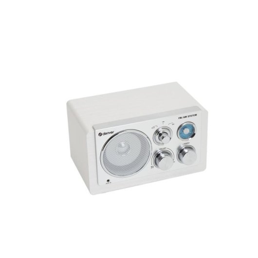 Radio Denver TR-63W Analogique AM FM 15 W Blanc