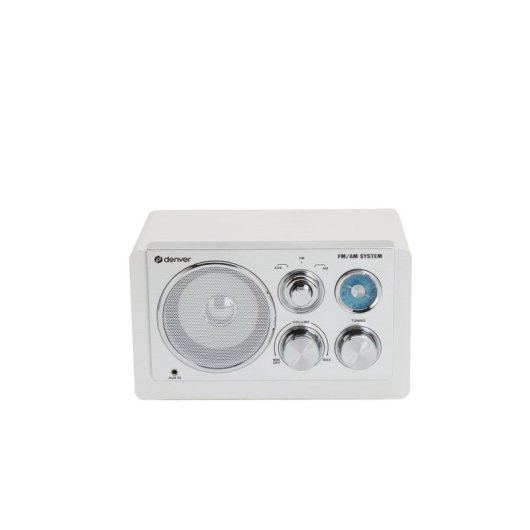 Radio Denver TR-63W Analogique AM FM 15 W Blanc