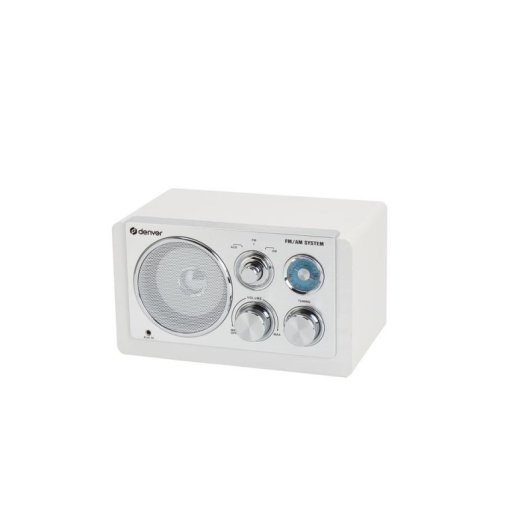 Radio Denver TR-63W Analogique AM FM 15 W Blanc