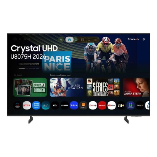 TV Samsung LED TU55U8075HUXXC 55" 4K UltraHD 120Hz Smart TV Tizen HDR10+ Gaming Hub