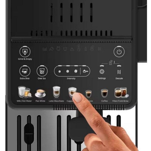Cafetière superautomatique DeLonghi Rivelia Start Onyx Black 1,4L 15 Bars