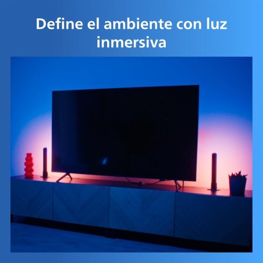 Barre LED intelligente Philips Smart Lighting RGBIC WiFi App WiZ Connect