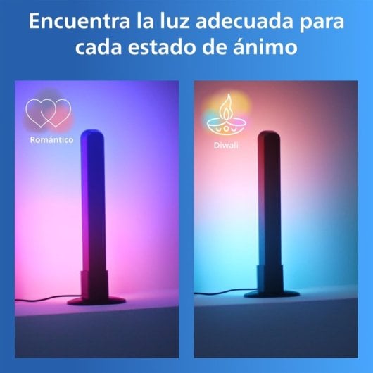 Barre LED intelligente Philips Smart Lighting RGBIC WiFi App WiZ Connect