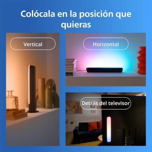 Barre LED intelligente Philips Smart Lighting RGBIC WiFi App WiZ Connect