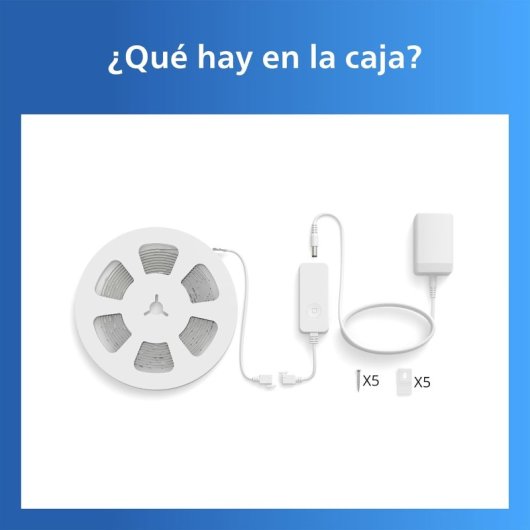 Fita LED inteligente Philips Connected by WiZ 5 m RGB WiFi