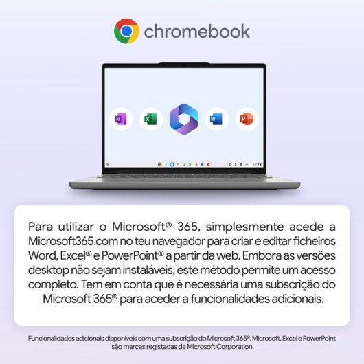 Ordinateur portable Acer Chromebook Plus 514 CB514-3H 14" AMD Ryzen 5 8GB 128GB SSD Radeon Chrome OS