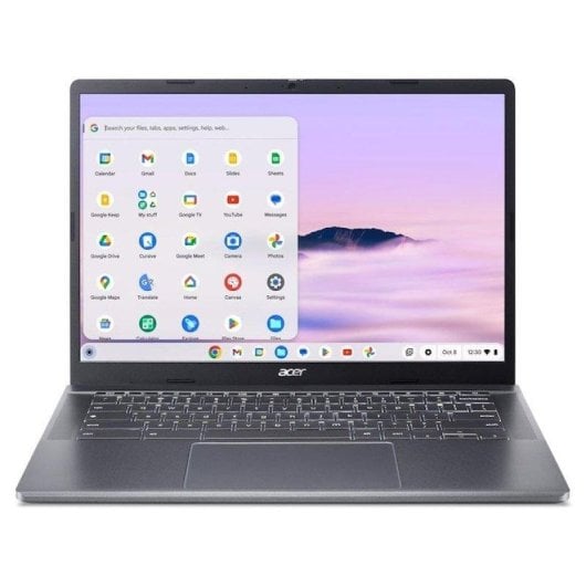 Ordinateur portable Acer Chromebook Plus 514 CB514-3H 14" AMD Ryzen 5 8GB 128GB SSD Radeon Chrome OS