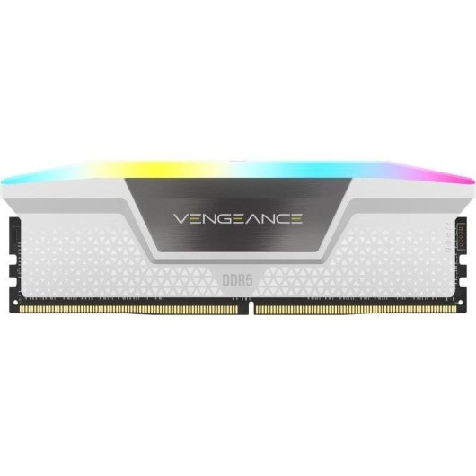 Memoria RAM Corsair Vengeance RGB 32GB 2x16GB DDR5 6000MHz CL38 AMD EXPO Blanco