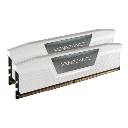 Mémoire RAM Corsair Vengeance DDR5 32Go 2x16Go 6000MHz CL38 Intel XMP 3.0 AMD EXPO Blanc