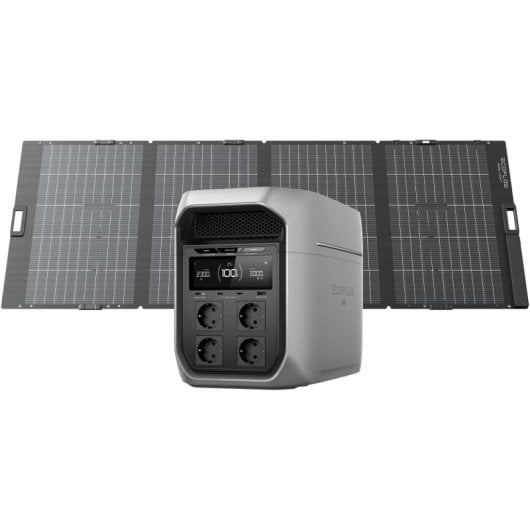 Pack Estación de energía EcoFlow DELTA 3 Max 2048Wh + Panel Solar Portátil EcoFlow 400W