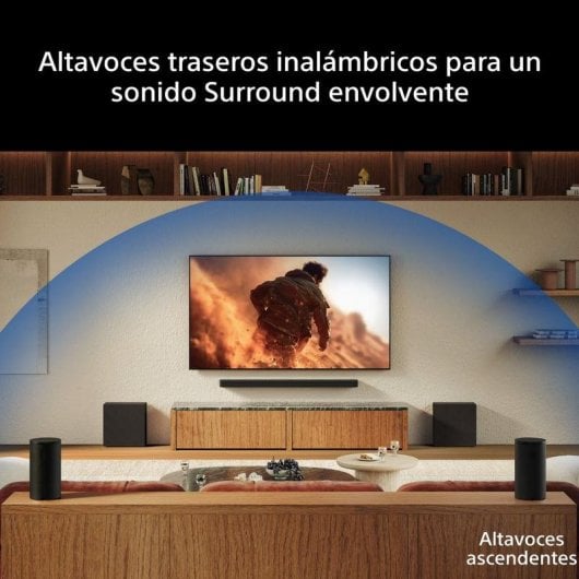 Soundbar Sony Bravia Theatre Rear 9 6.0 180W Kabellos Schwarz Dolby Atmos