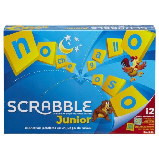 Scrabble Junior Mattel Juego de Mesa Familiar para Niños (6-10 años)