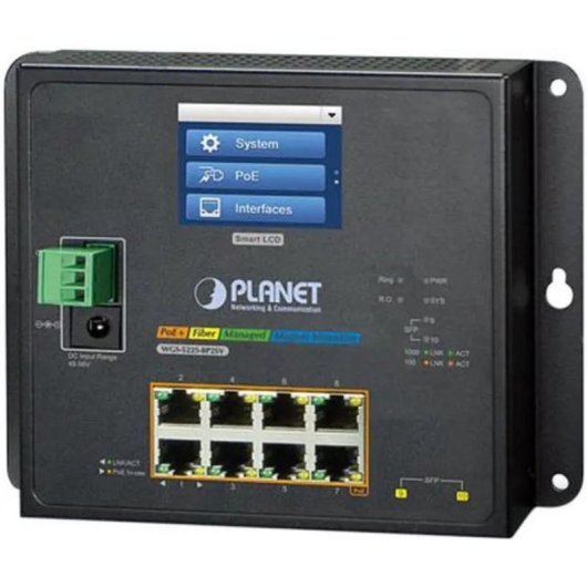 Switch PLANET WGS-5225-8P2SV PoE L2+/L4 Gestito