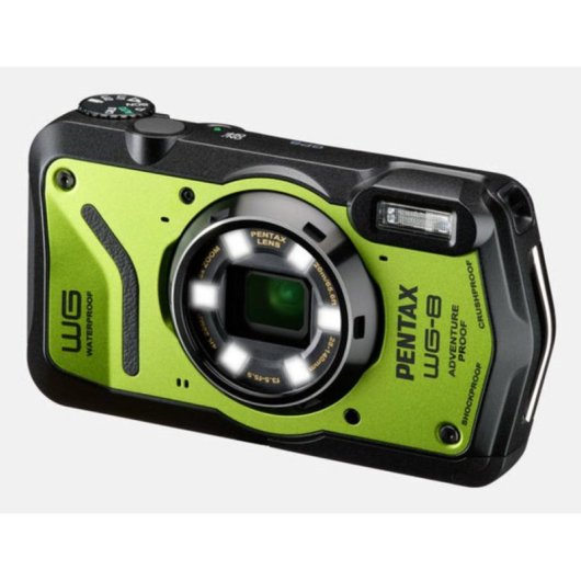 Câmara Compacta Pentax WG-8 20MP Zoom 5x 4K Submersível Verde