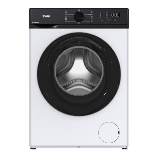 Lavadora Svan SL6204AIDV Carga Frontal 6Kg 1200rpm A Blanca con Vapor y Display LED