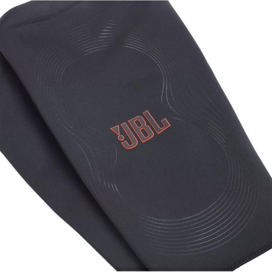 Capa JBL PartyBox Club 120 preta em tecido e poliéster resistente