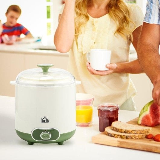 Yogurtera Welltin para Yogur Griego 1,5 L 20 W Blanco