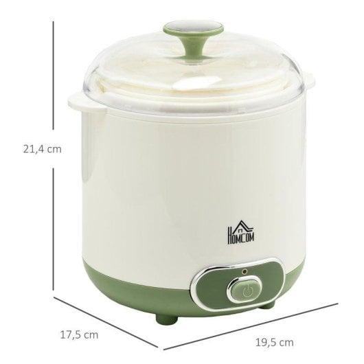 Yogurtera Welltin para Yogur Griego 1,5 L 20 W Blanco
