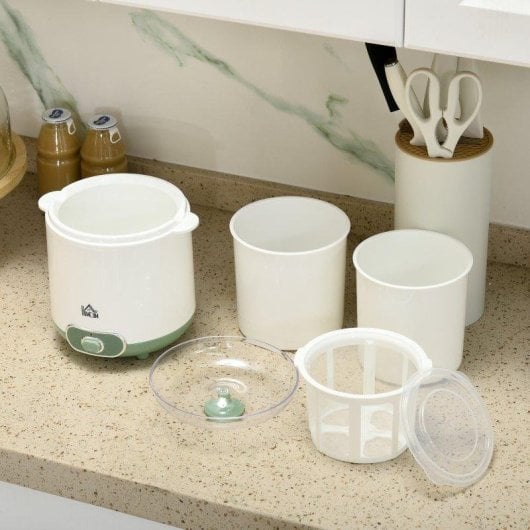 Yogurtera Welltin para Yogur Griego 1,5 L 20 W Blanco