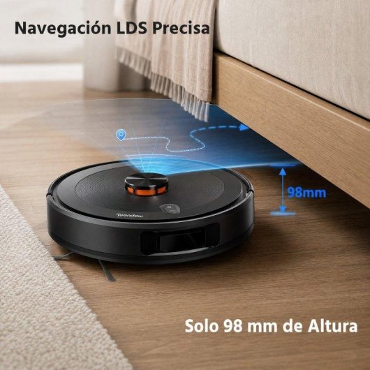 Saugroboter mit Wischfunktion Teendow D10s Navigation Laser 4500 Pa 3200 mAh