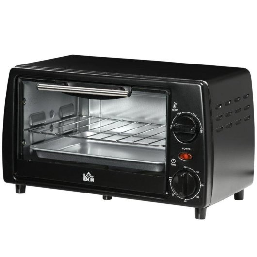 Mini Four Welltin 800-084V90BK Nettoyage Manuel 10L 36,5cm Minuterie Noir
