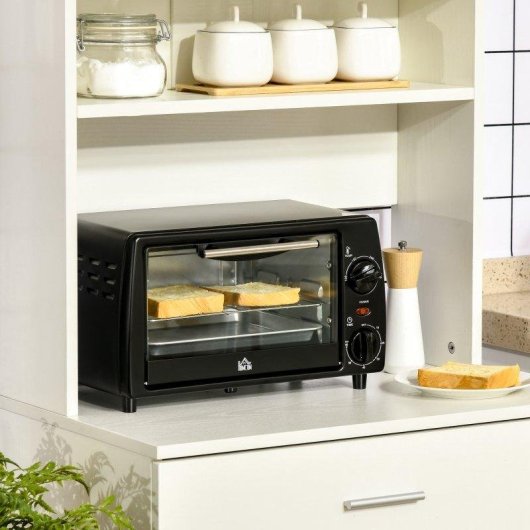 Mini Four Welltin 800-084V90BK Nettoyage Manuel 10L 36,5cm Minuterie Noir