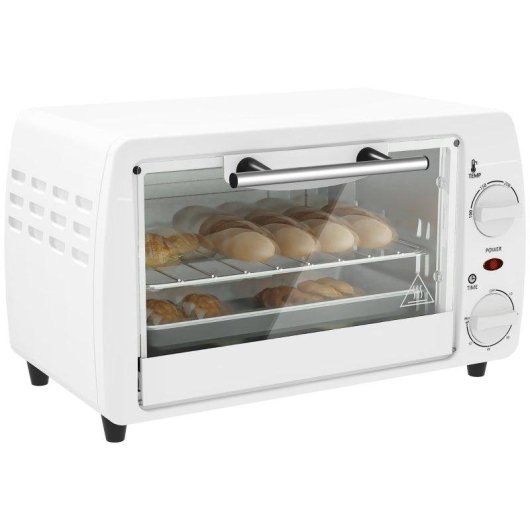 Mini Four Welltin 800-084V90WT 10L 750W Minuterie 60min Température Réglable Blanc