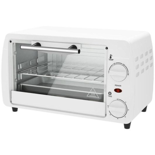 Mini Four Welltin 800-084V90WT 10L 750W Minuterie 60min Température Réglable Blanc