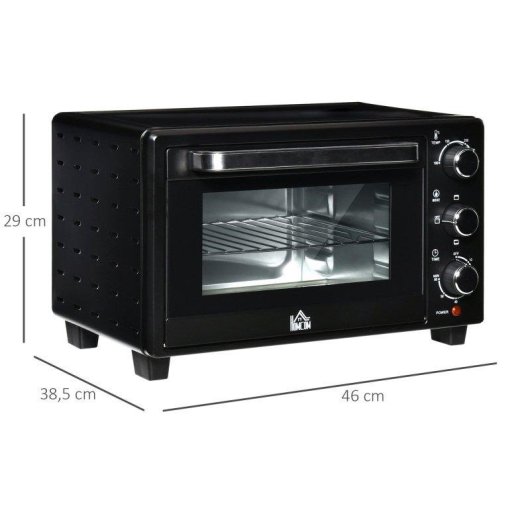 Mini Four Welltin 800-085V90 21L 1400W Minuterie 60min 230°C Noir