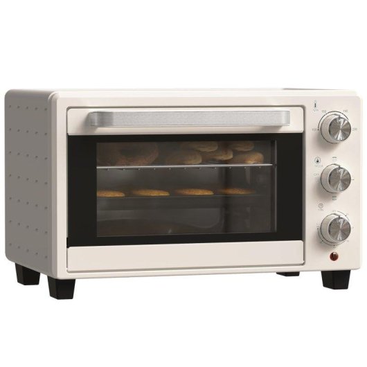 Fornetto Elettrico Welltin 800-085V90CW 21L 1400W Timer 60min Crema