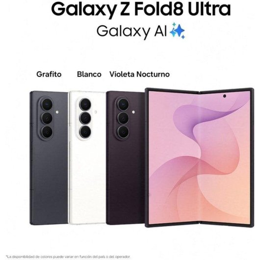 Samsung Galaxy Z Fold8 Ultra 5G 12GB 256GB 8.0" Viola Notte + Auricolari Galaxy Buds4 Pro Neri