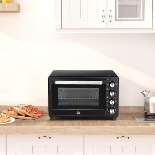 Mini Forno Welltin 800-087BK 32L 1600W 3 Modos Temporizador Preto