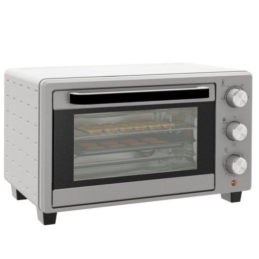 Mini Forno Welltin T1008-01-03797 21L 1400W Temporizador 60min 230°C Prateado