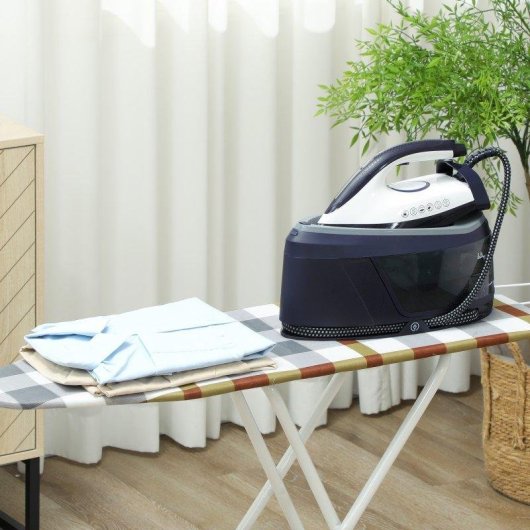 Centro de planchado Welltin T1008-01-05145 2800W suela cerámica 2L azul