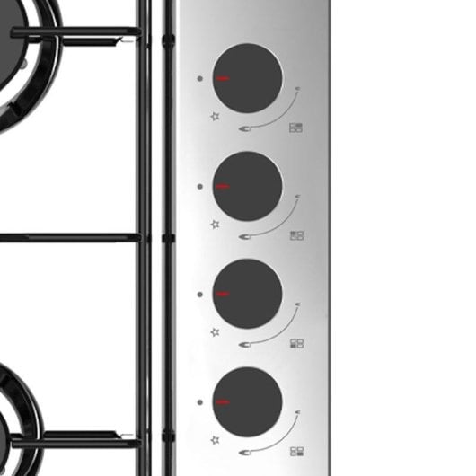Placa de Gas Svan SG4601X 60 cm 4 Quemadores Inox