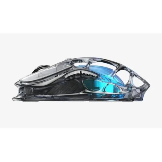 Ratón GravaStar Mercury M2 Wireless Gaming 26000 DPI Nero Trasparente RGB