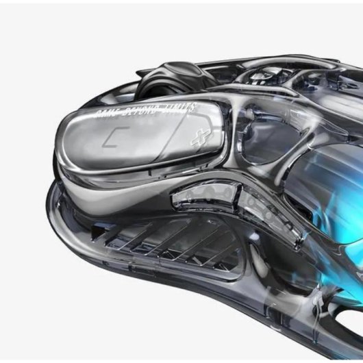 Ratón GravaStar Mercury M2 Wireless Gaming 26000 DPI Nero Trasparente RGB
