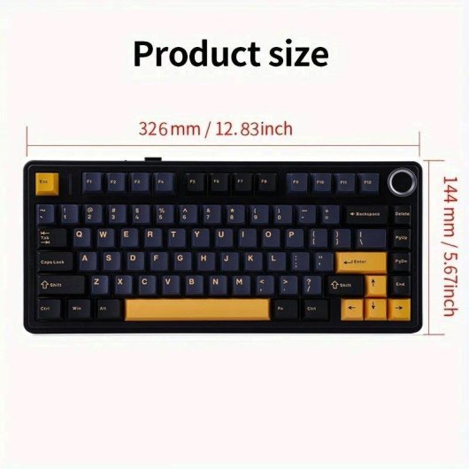 Clavier Aula F75 75% compact sans fil Hot-swap RGB 4000mAh