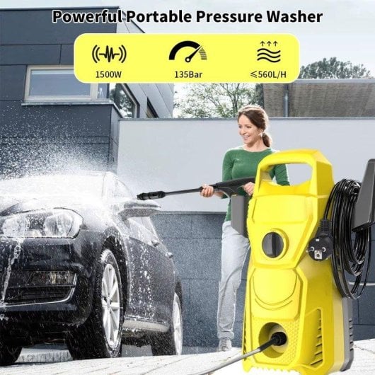 Lavadora de alta pressao Autrucker 1500W 135 bar
