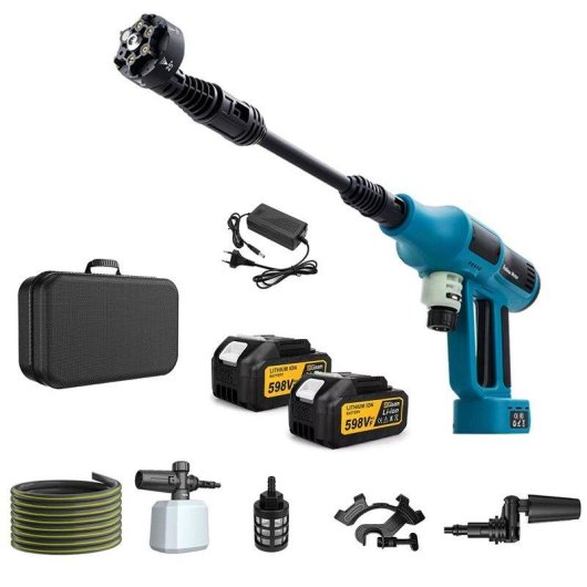 Hidrolimpiadora Inalámbrica Autrucker 250 Bar Motor Sin Escobillas 4 Velocidades