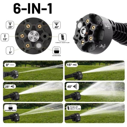 Hidrolimpiadora Inalámbrica Autrucker 250 Bar Motor Sin Escobillas 4 Velocidades