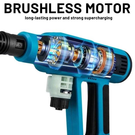 Hidrolimpiadora Inalámbrica Autrucker 250 Bar Motor Sin Escobillas 4 Velocidades