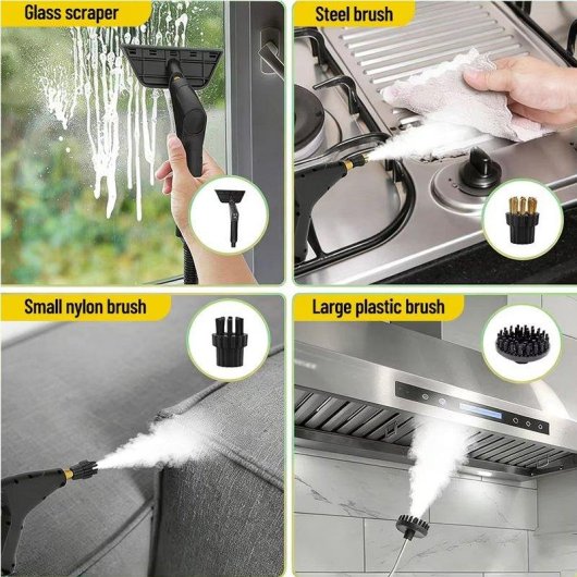 Pulitore a vapore Manuale Autrucker 3.0 Bar 105 C 1200 ml